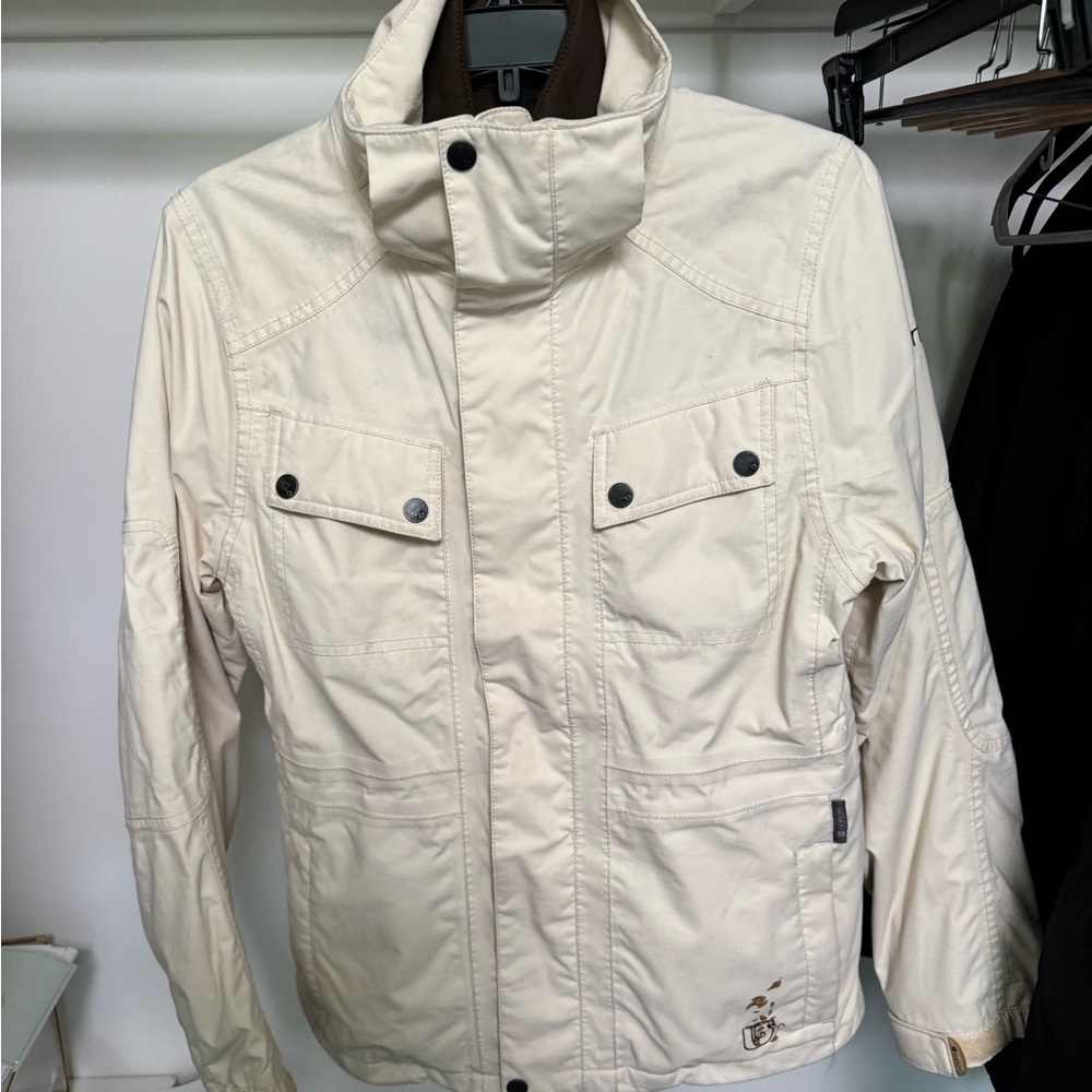 Burton Cream Ski & Snow Jacket with High Collar